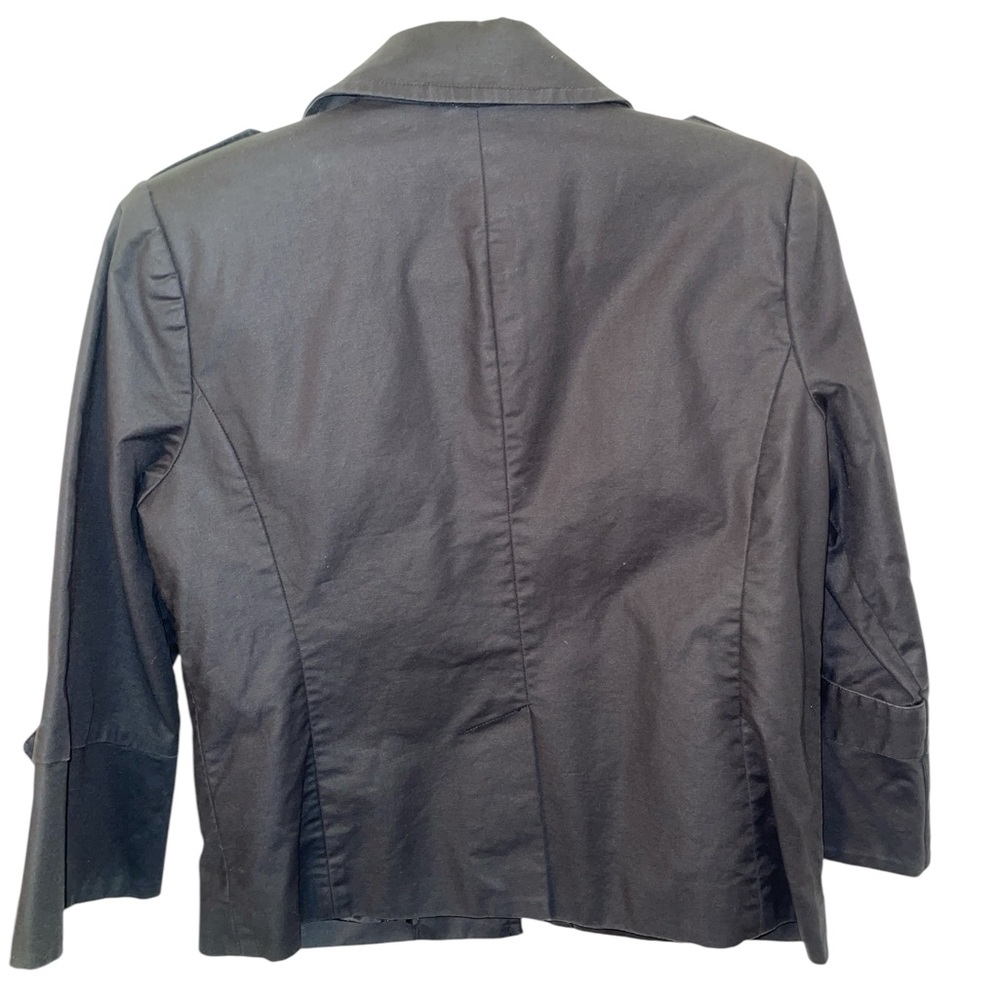 Rafaella Soft Black Cotton Jacket size Large - Picture 12 of 16